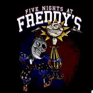 Five Nights at Freddy's Graphic Tee - Black